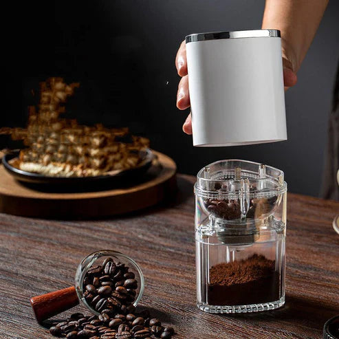 Automatic Coffee Bean Grinder – Precision Ceramic Burr, USB Charging