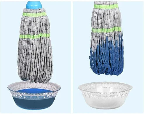 Magic Squeezing Mop – Self-Wringing 360° Rotating Floor Cleaner