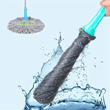Magic Squeezing Mop – Self-Wringing 360° Rotating Floor Cleaner
