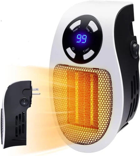 Mini Electric Heater – Adjustable Heat with Safety Shutoff
