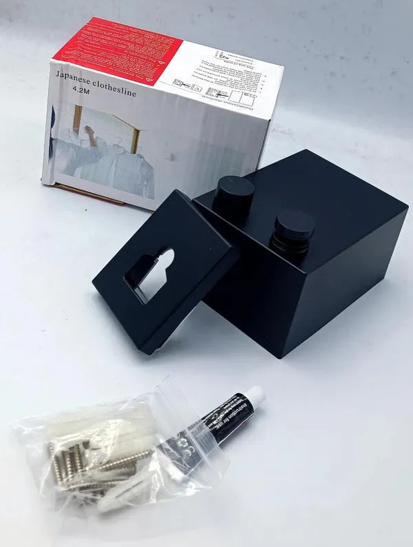 Retractable Wall-Mounted Clothesline – Space-Saving Indoor & Outdoor Drying Rack