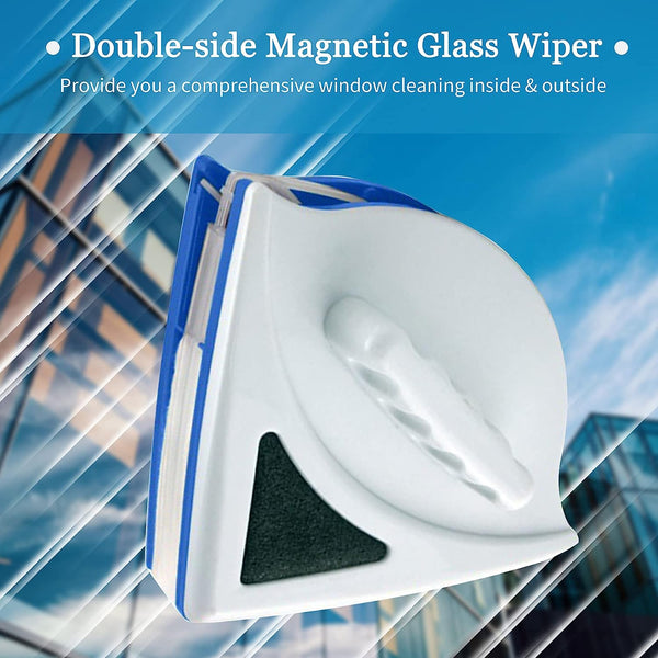 Double-Faced Magnetic Glass Cleaner – Safe & Easy Window Cleaning Tool