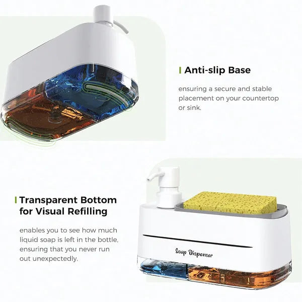 Bathroom Soap Dispenser Set – Elegant Dish & Hand Soap Pump Bottles 🧴✨