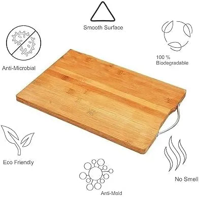 Premium Wood Chopping Board – Durable, Knife-Friendly & Multipurpose Cutting Board