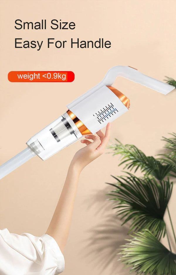 3-in-1 Wireless Vacuum Cleaner with LED Light – 7500PA Strong Suction for Home & Car Cleaning