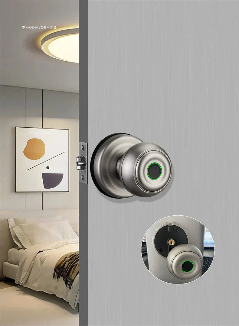 Smart Fingerprint Door Lock – Keyless Bluetooth Security