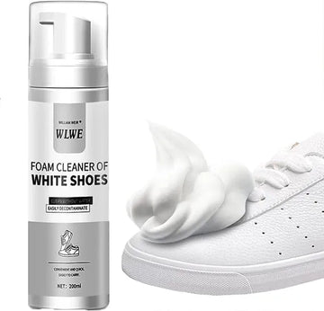 WLWE Shoe Cleaner Spray – 200ml Stain Remover for Leather, Suede & Sneakers